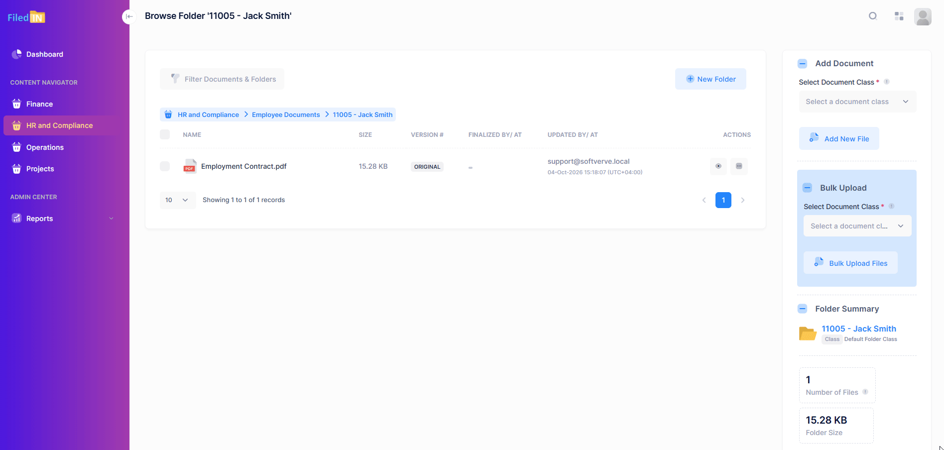FiledIn document capture and organization